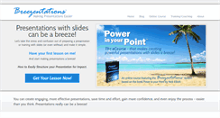 Desktop Screenshot of breezentations.com